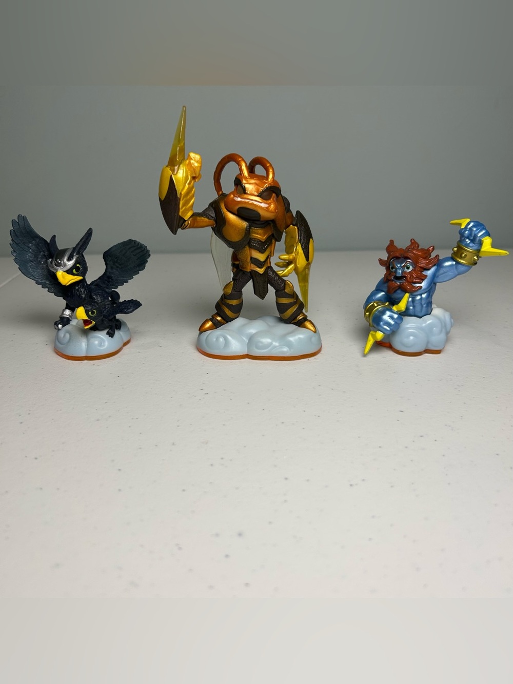 Skylanders Giants Air Element Lot of 3 Swarm Lightning Rod Sonic Boom Tested